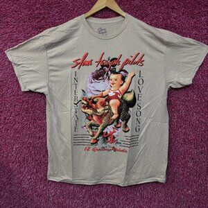 Stone Temple Pilots Interstate Love Song Purple Album Cover Art T-Shirt XL